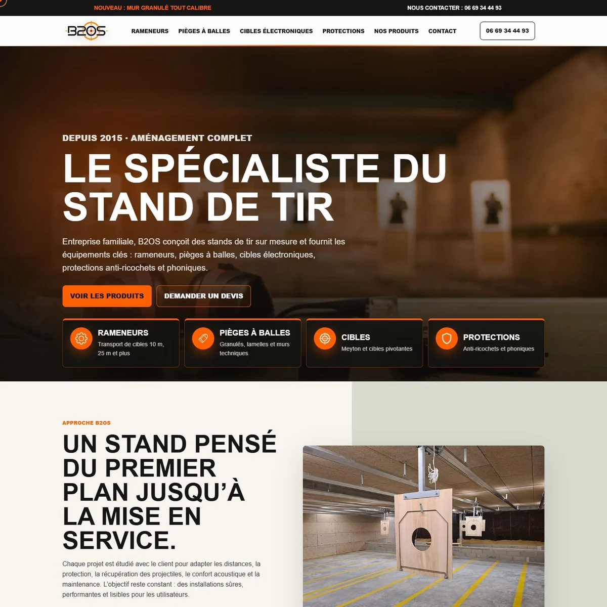 Création du site internet B2OS