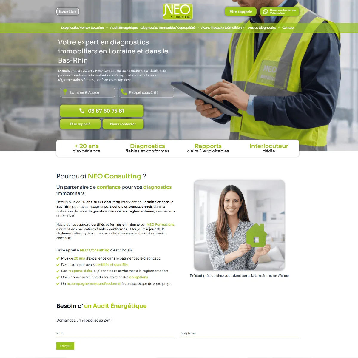 Création du site internet NEO Consulting