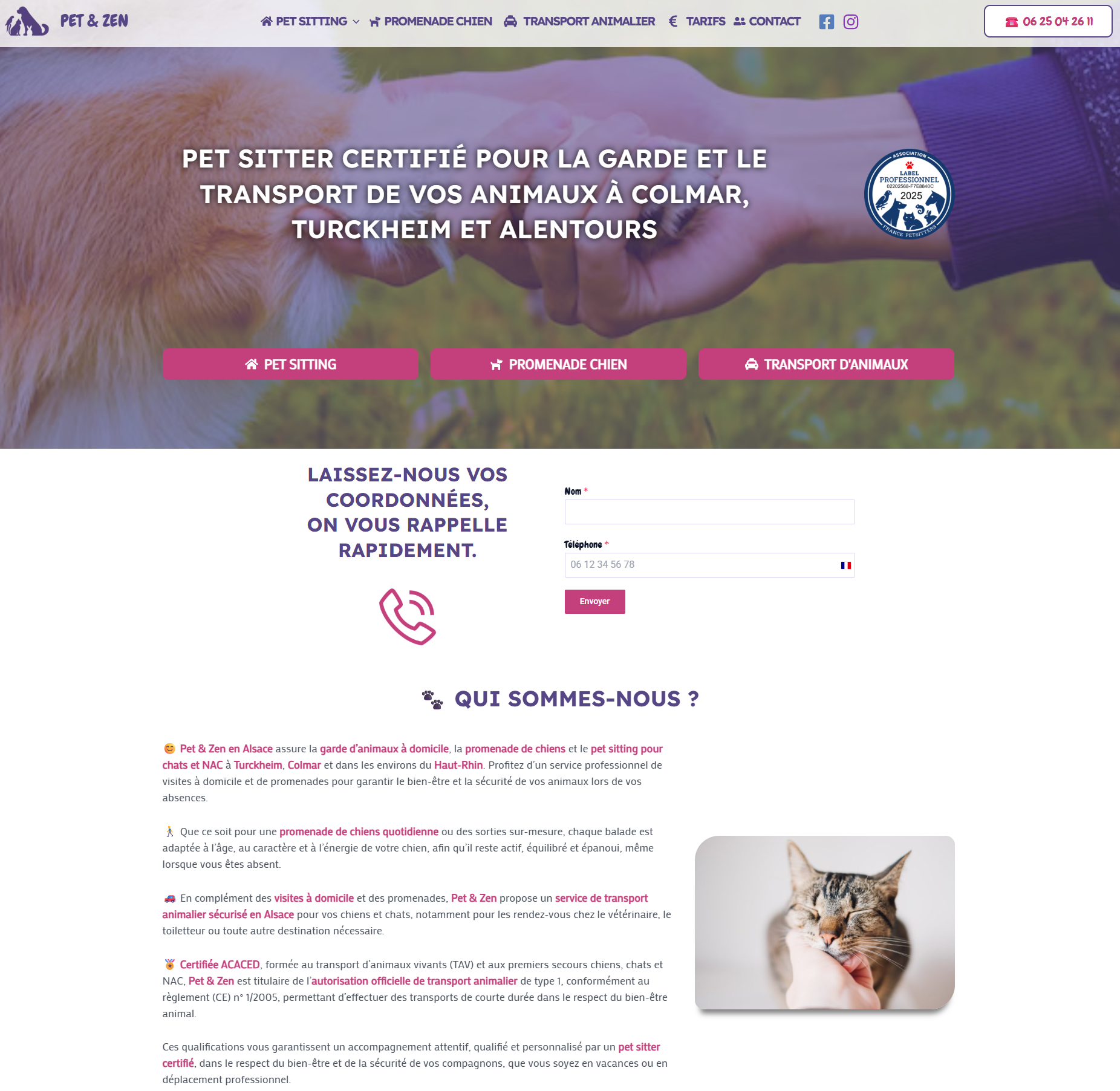 Pet and Zen - Garde d'animaux en Alsace